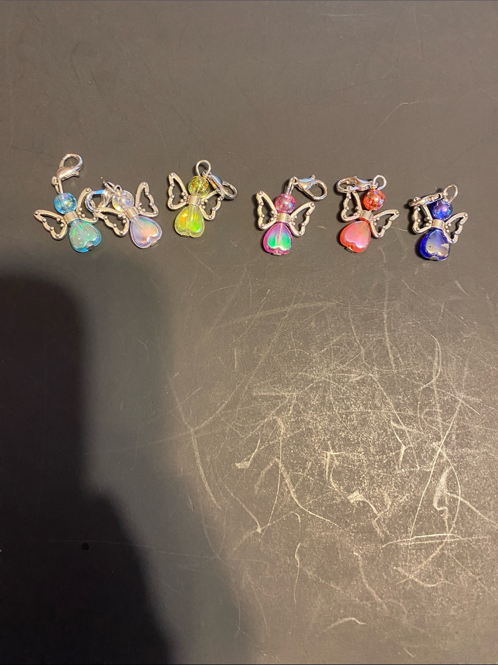 Opal Angel Wing Charm Set - Multicolor